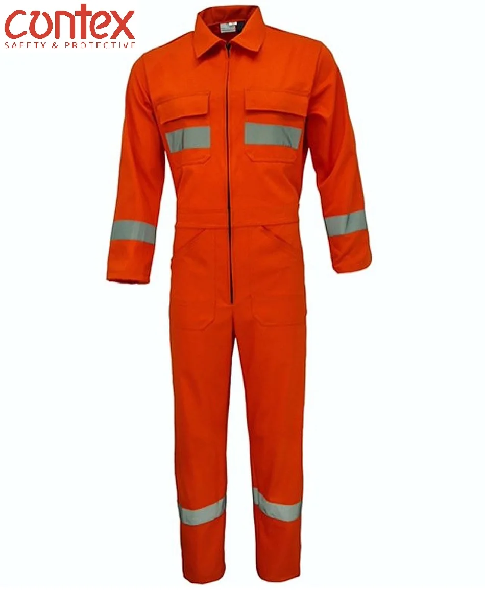 
Workwear WW Flame Retardant Flame Resistant FR High Visibility Hivis Protective Safety Overall Coverall 