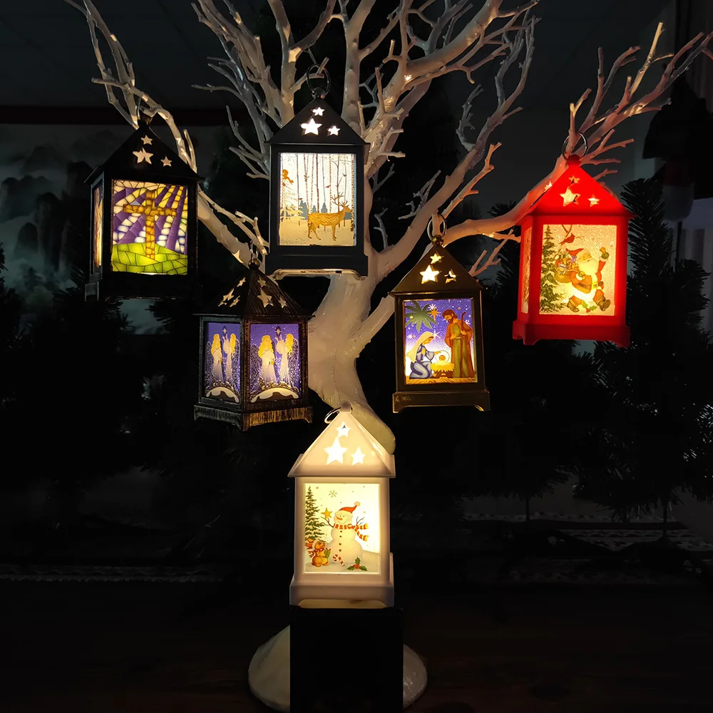 Christmas Tree Decorations Bulk Gifts Ornaments Hanging Lantern Supplies Solar Led Outdoor Christmas Lights