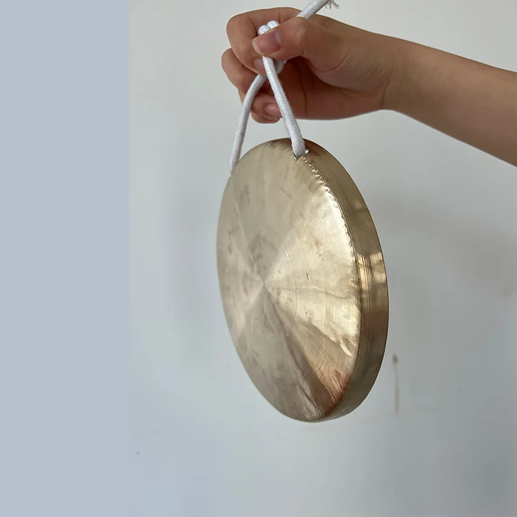 Portable mini gong Wind Gong 11.5cm traditional music instrument  for sound therapy and sound meditation