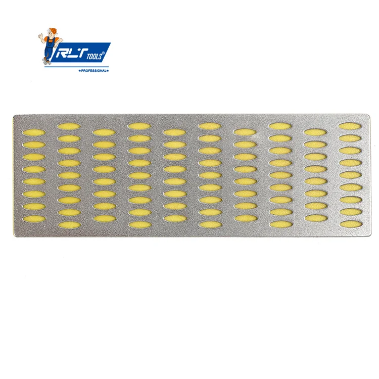 RLT Tools Sustainable Double Sided Whetstone Sharpeners Diamond Knife Sharpener Sharpening Oil Stone Diamond Electroplated