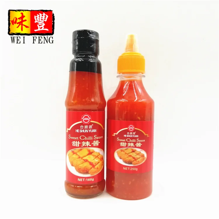 Factory HALAL Certificated 250ml Squeeze Bottle Hot Spicy Chilli Sweet Chili Sauce