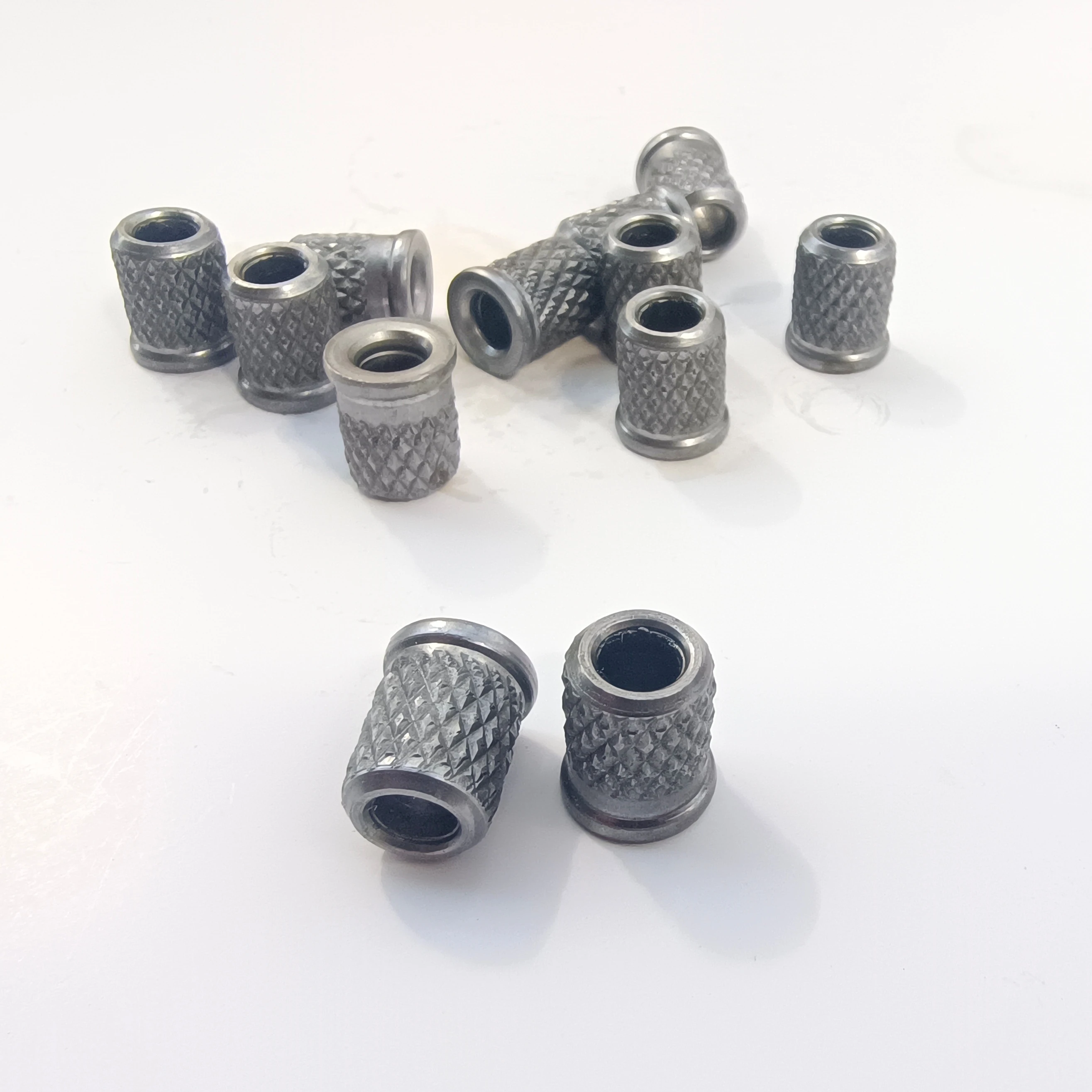 ZN OEM Factory customized T Nut - Round Base Bushing  Pin ring non-standard nut with collar inlay knurled embedded nuts