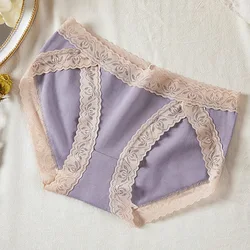 2022 Sexy Women Panties Ice Silk Briefs Seamless Underwear High Waist Pants Comfort Lingerie Female Underpants Thongs