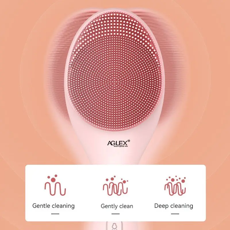 Factory Direct Face Washing Brush Facial Cleansing Recharge Led Vibration Photon Beauty Device With Price
