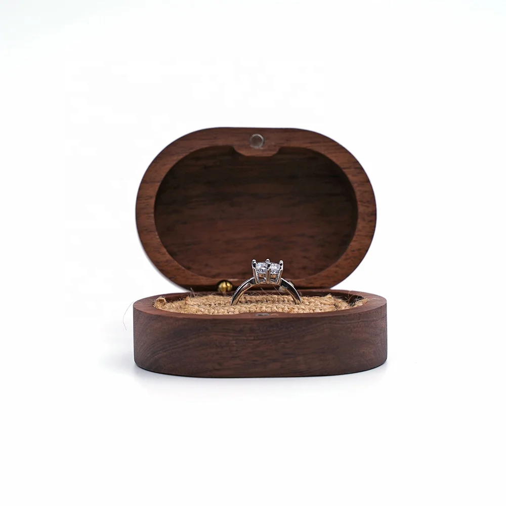 Personalized Rustic Wedding Wood Ring Box Wooden Ring Holder,Customized Wedding Ring Bearer Box,Engagement Box