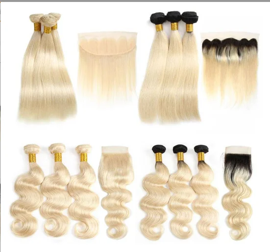 Natural PrePlucked Transparent 613 HD Lace Frontal Pure Peruvian Human Hair Mink Virgin Straight Hair 13x4 Lace Frontal