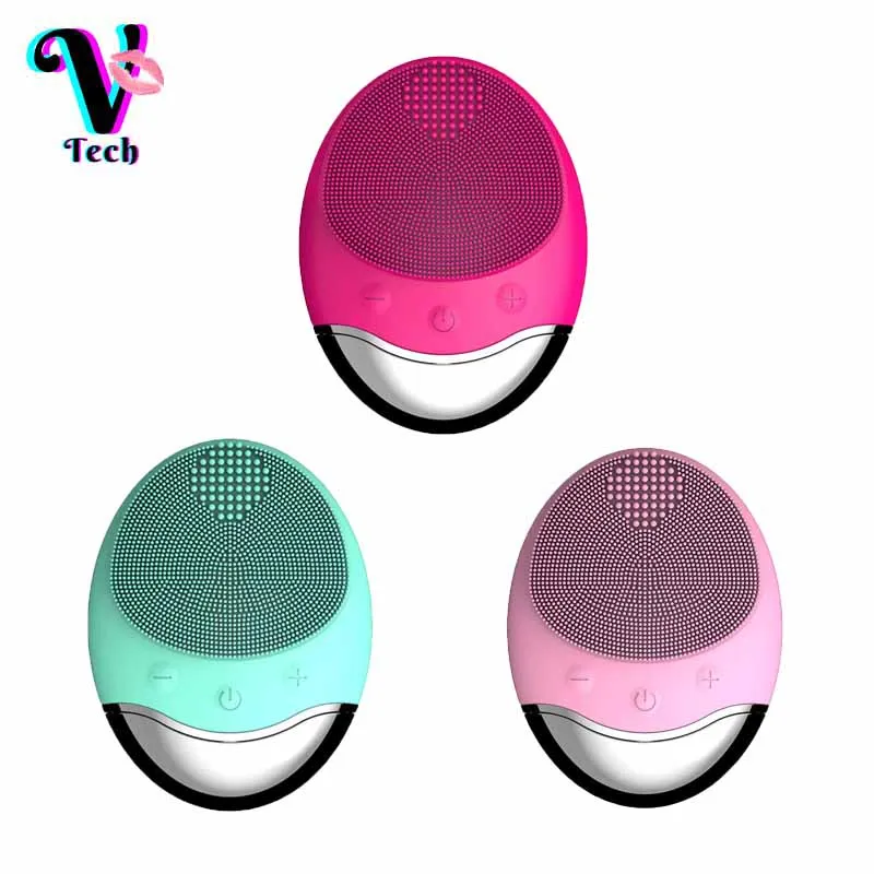 
Skin Rejuvenation Device Portable Electronic Facial Sonic Cleansing Brush Waterproof Skin Cleansing 