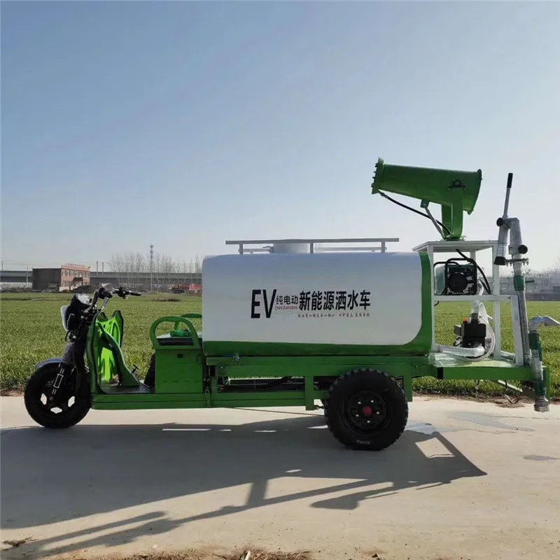 Electric three-wheel street water sprinkler vehicle-mounted fog sprayer machine for sale