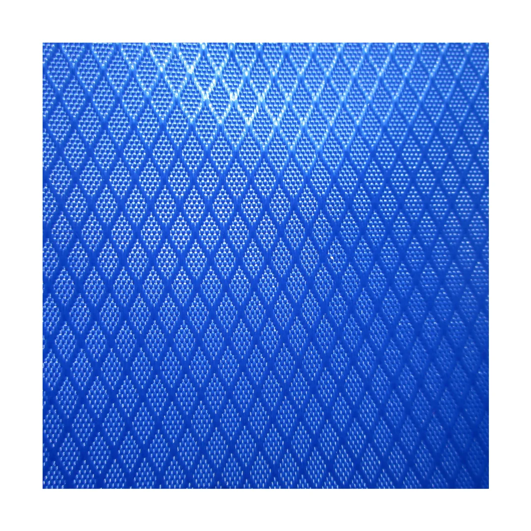 RPET backpacks material customizable flexible ULY coating polyester diamond jacquard oxford fabric