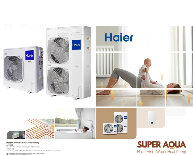 Haier воздушно-водяной тепловой насос моноблок инвертор постоянного тока охлаждающий нагреватель и бытовой блок