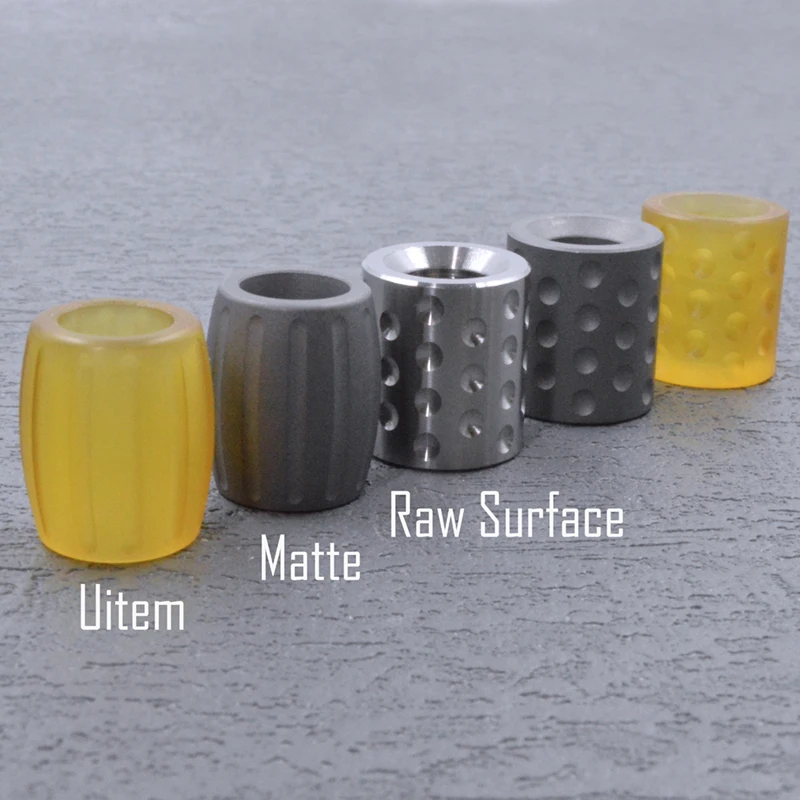 Titanium alloy EDC Rope Buckle Parachute Travel Accessory Bracelet Necklace Bead DIY Pendant Lanyard Bead Metal Knife Cord Beads