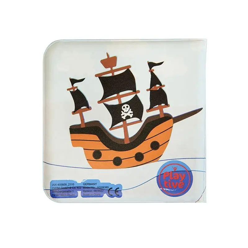 HANSUN Customized printing bpa-free EVA kids color changing story bath books toy for babies