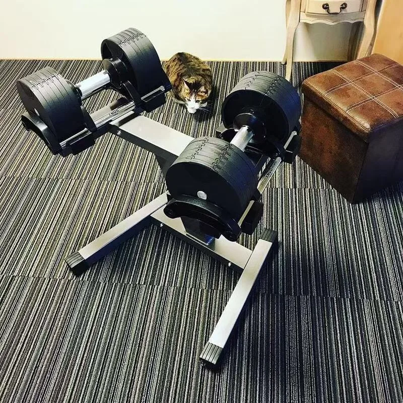 24 кг 32 36 стальные гантели набор штанг 40 90 фунтов регулируемые