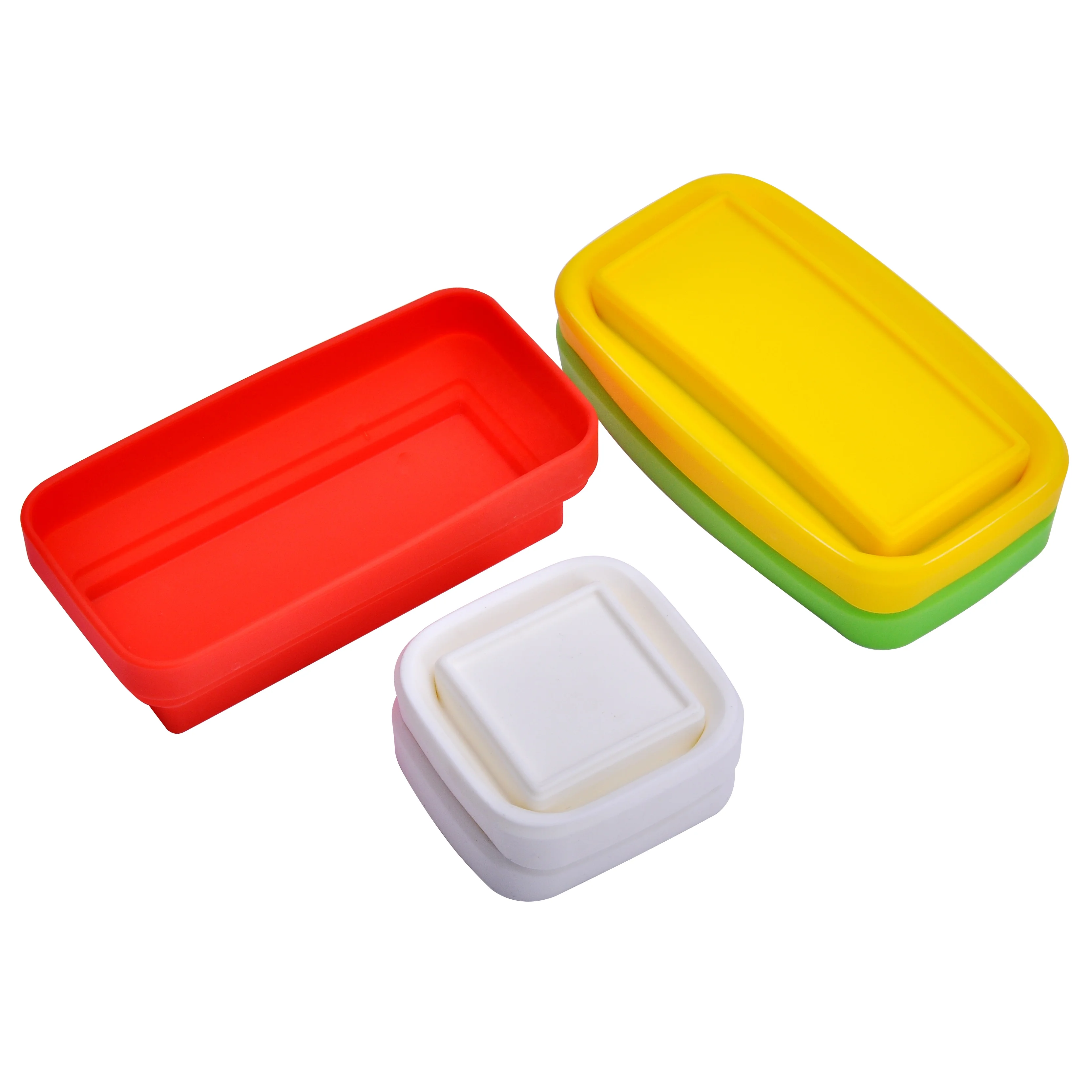 Новый дизайн 2018 силиконовая красочная Bpa свободная Складная миска для еды