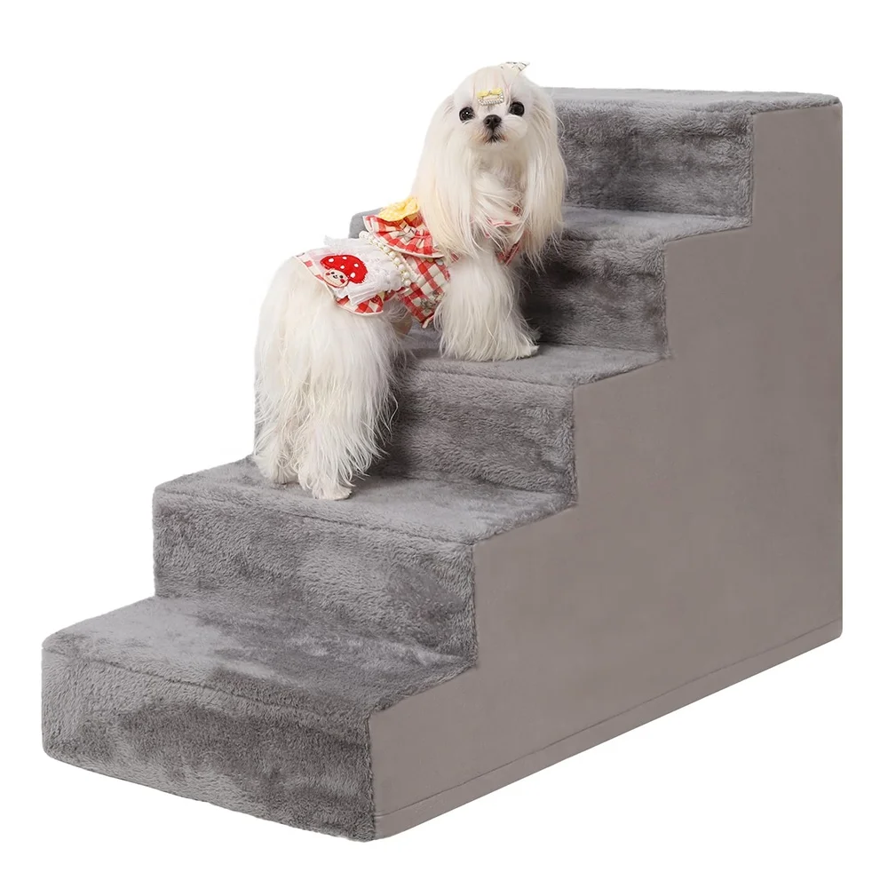 High Quality Pet Dogs Cats Washable Removable Cover Stylish Cute Design Available Animal Foam Dog Stairs
