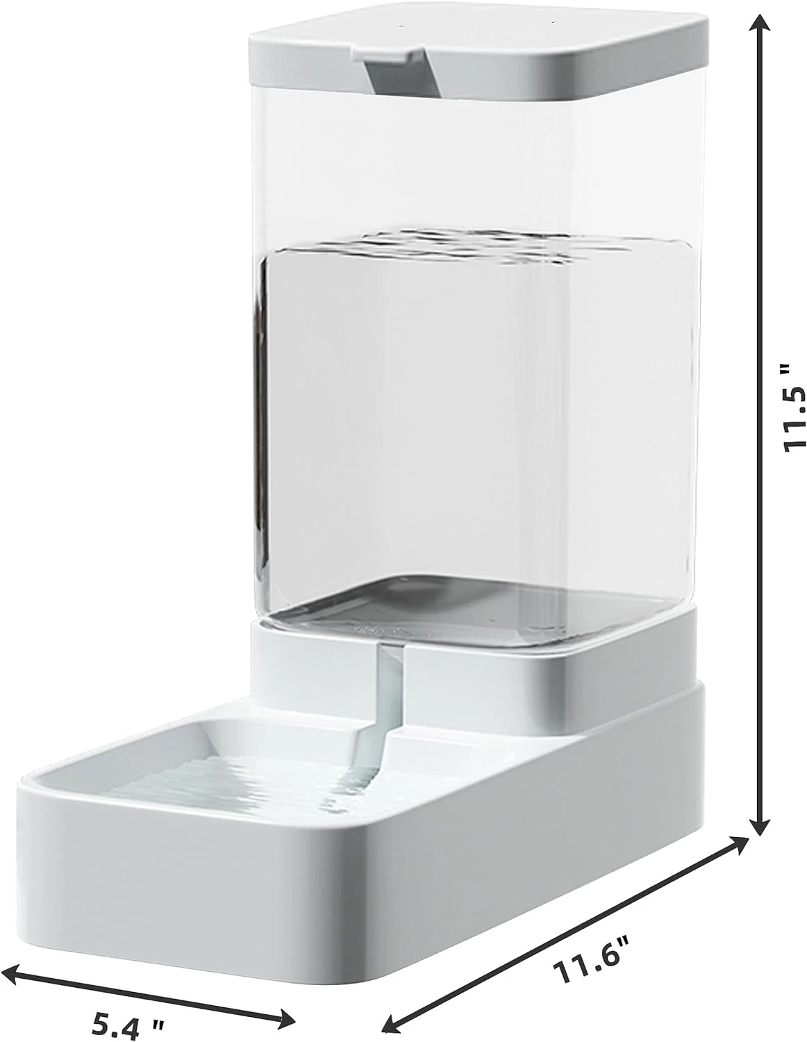 Custom Dispensador de agua para mascotas Gravity Water Dispenser pet water Storage Bucket Dispenser for Dogs Cats Pets Animals