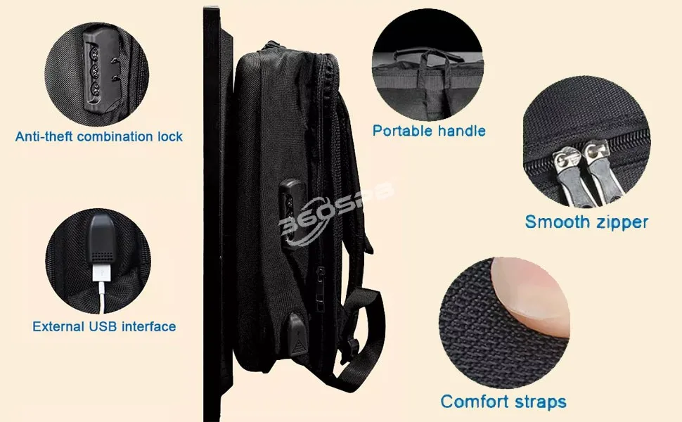 360SPB|21.5 Inch LCD Advertising Backpack Digital Billboard Human Walking Backpack Billboard Advertising Mobile Billboard