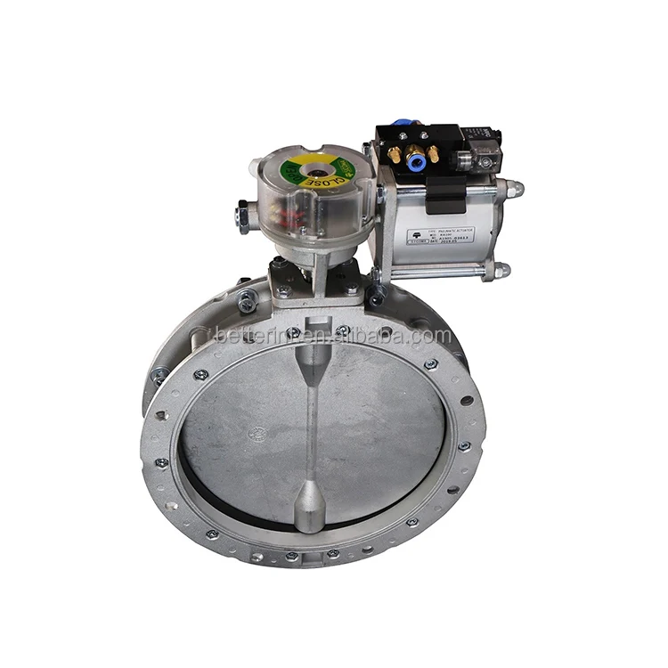 SICOMA SD100/150/200/250/300/350/400 Pneumatic Powder Aluminum Butterfly Valve for Cement Silo