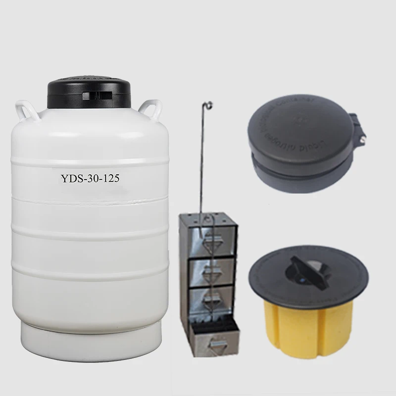 1-50L Liquid Nitrogen Storage Tank for For Semen Embryo Storage Dewar tank for animal sperm storage Liquid N2 Container