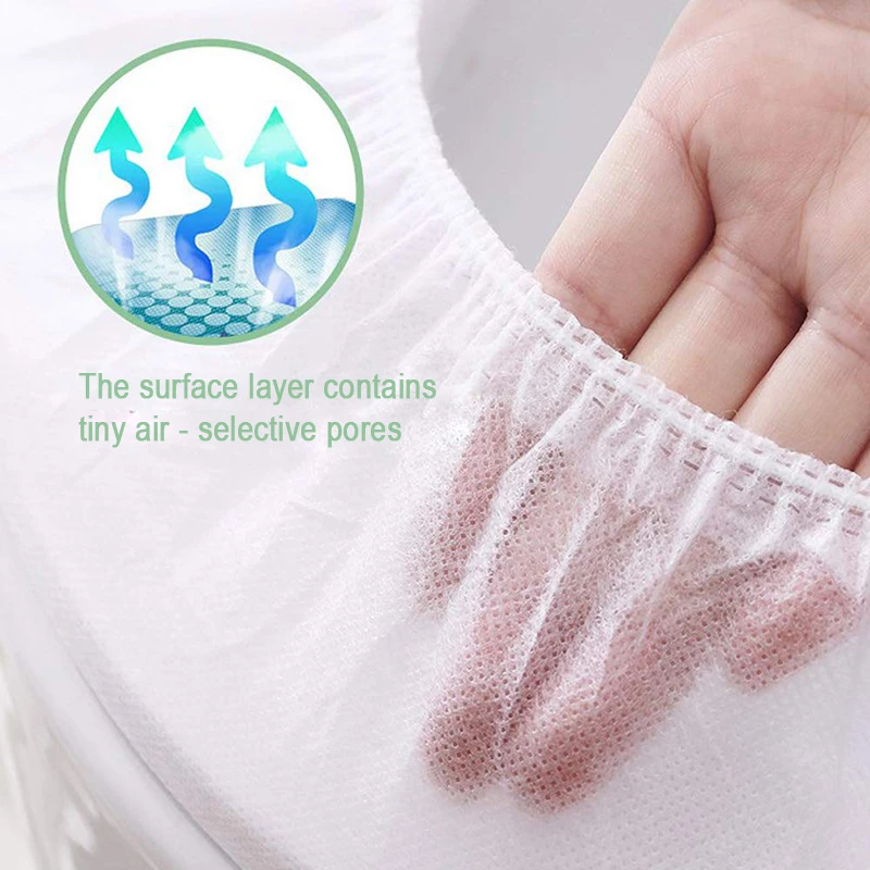 Custom Non-woven  Waterproof Flushable Disposable Paper Toilet Seat Covers for travel