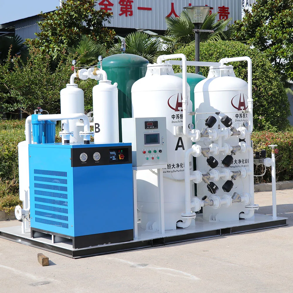 High purity 99.5% oxygen from PSA oxygen generator oxygen plant