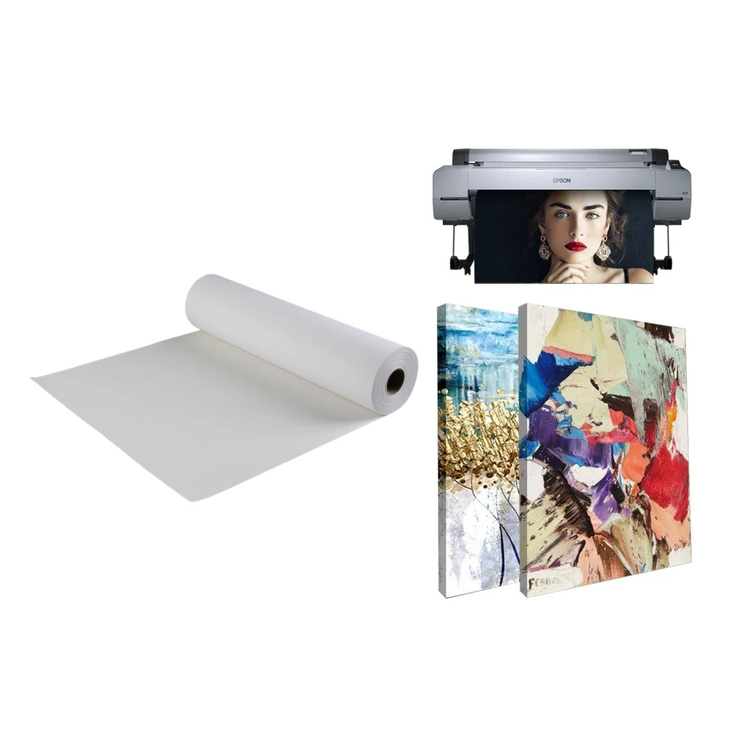 polycotton canvas printing canvas roll polyester cotton canvas inkjet print for water-based pigment dye ink