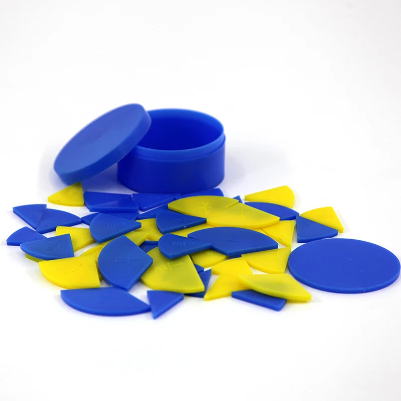 Математические игрушки обучающие счетные фракции набор кругов для детей обучающее