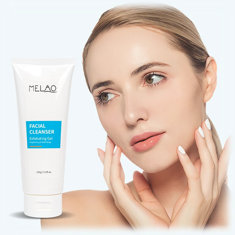 OEM ODM Facial Exfoliants Blackheads Enlarged Pores Wrinkles Skin Care Perfecting Exfoliating Peeling Gel Facial Cleanser (new)