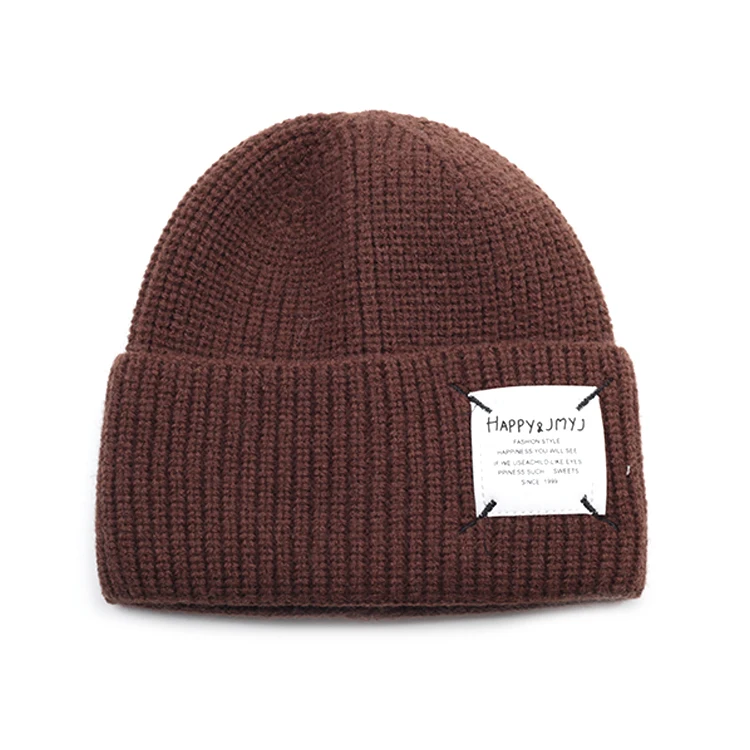 hemp Knit Beanie hat custom funny beanie knitted hats custom logo design custom Knit Beanie hat