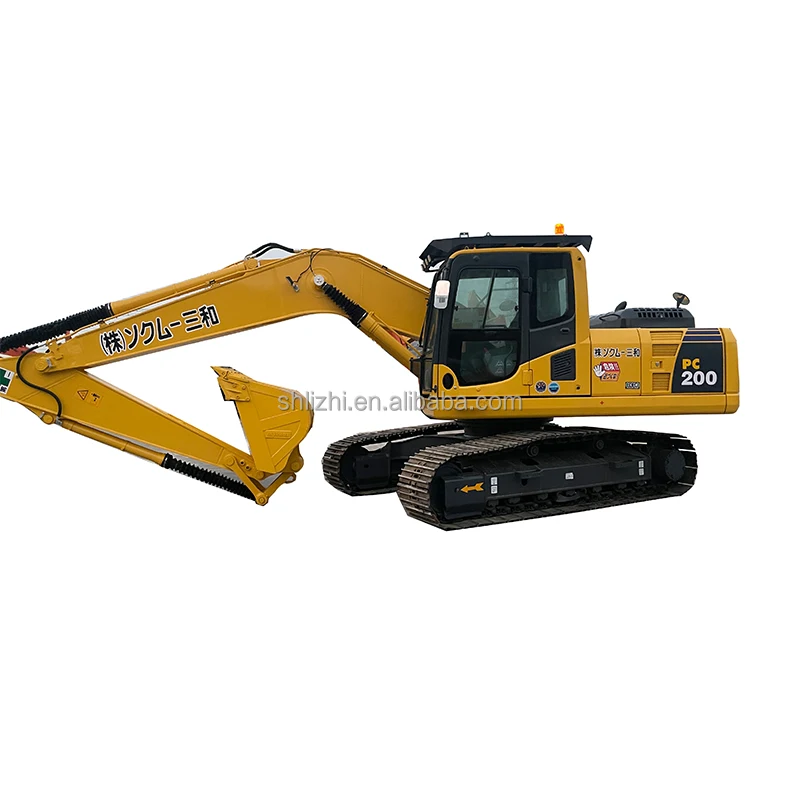 Оригинальный японский бренд PC200-8R 20ton komatsu экскаватор б/у гусеничный экскаватор