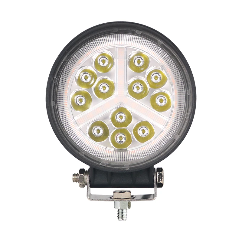 72 Вт Светодиодная автомобильная лампа с янтарным DRL 2880 Люмен Стробоскоп автомобильная лампа для ежедневного вождения IP67 водонепроницаемый свет