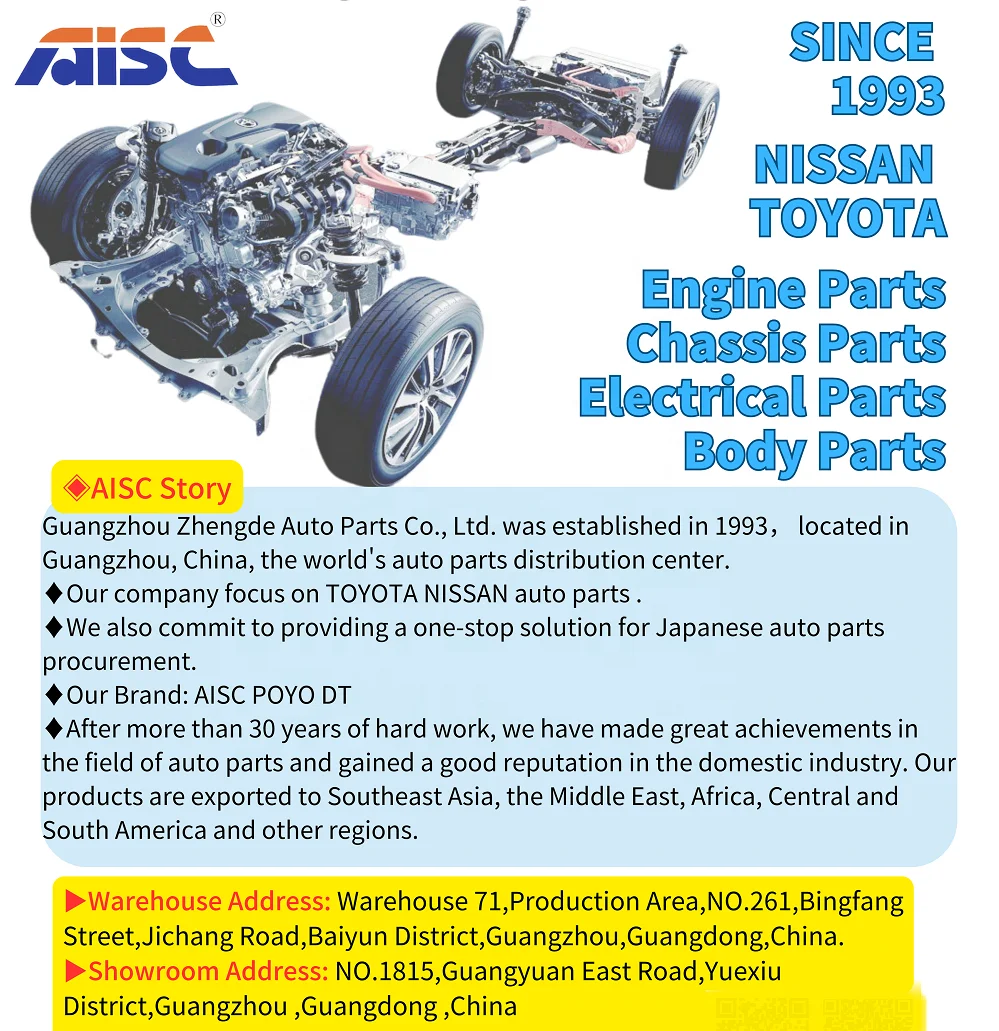 AISC Auto Parts Wholesale Price Auto ABS Sensor For NISSAN TOYOTA Japanese Car Part Anti-lock Braking System DT Brand