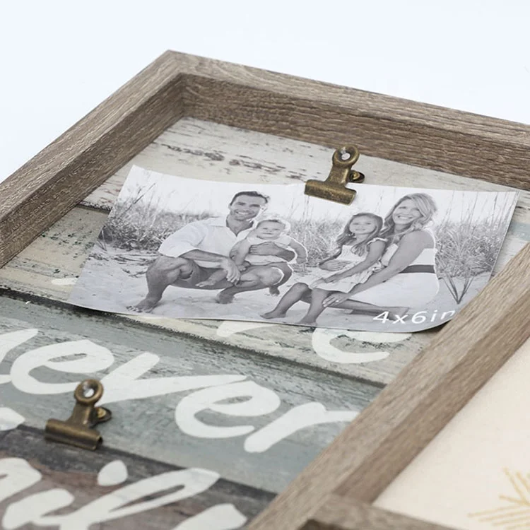 42x52 Wall Hanging Notice Wooden Moon MDF Board Wood Memo Picture Photo Frame