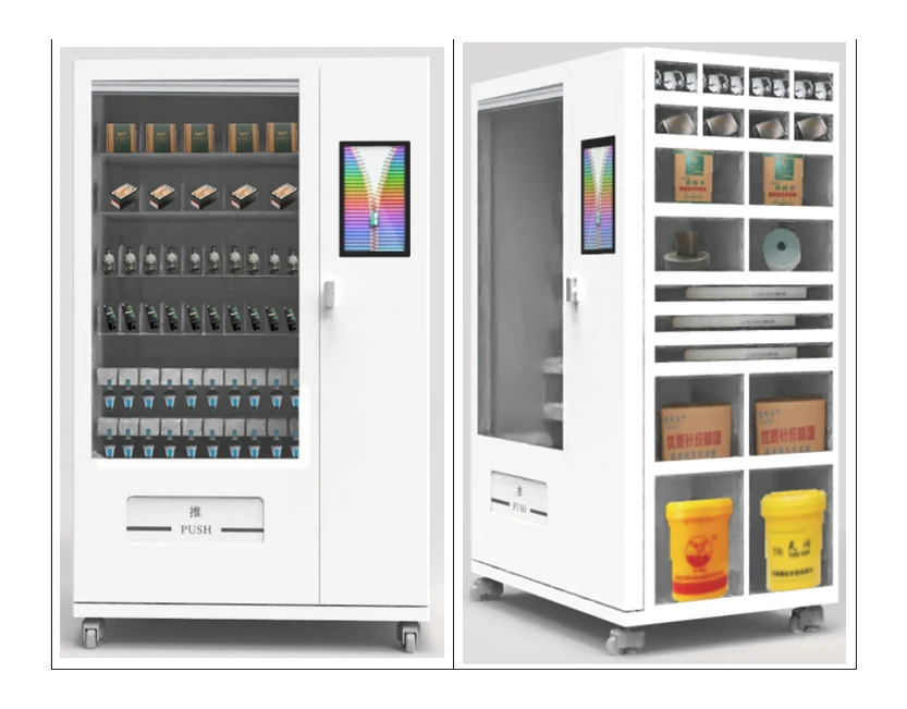 Custom Smart 24 Hours Self-service Automatic Vending Machine Milk Food Snack Drink Vending Machine With Ce Cb Iso9001