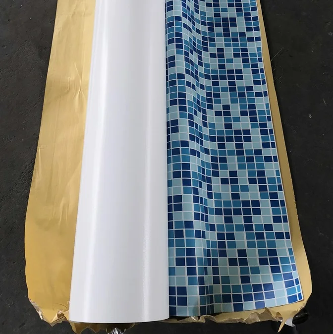 customized UV resistance mosaic PVC waterproof membrane pvc pool liner factory direct sales