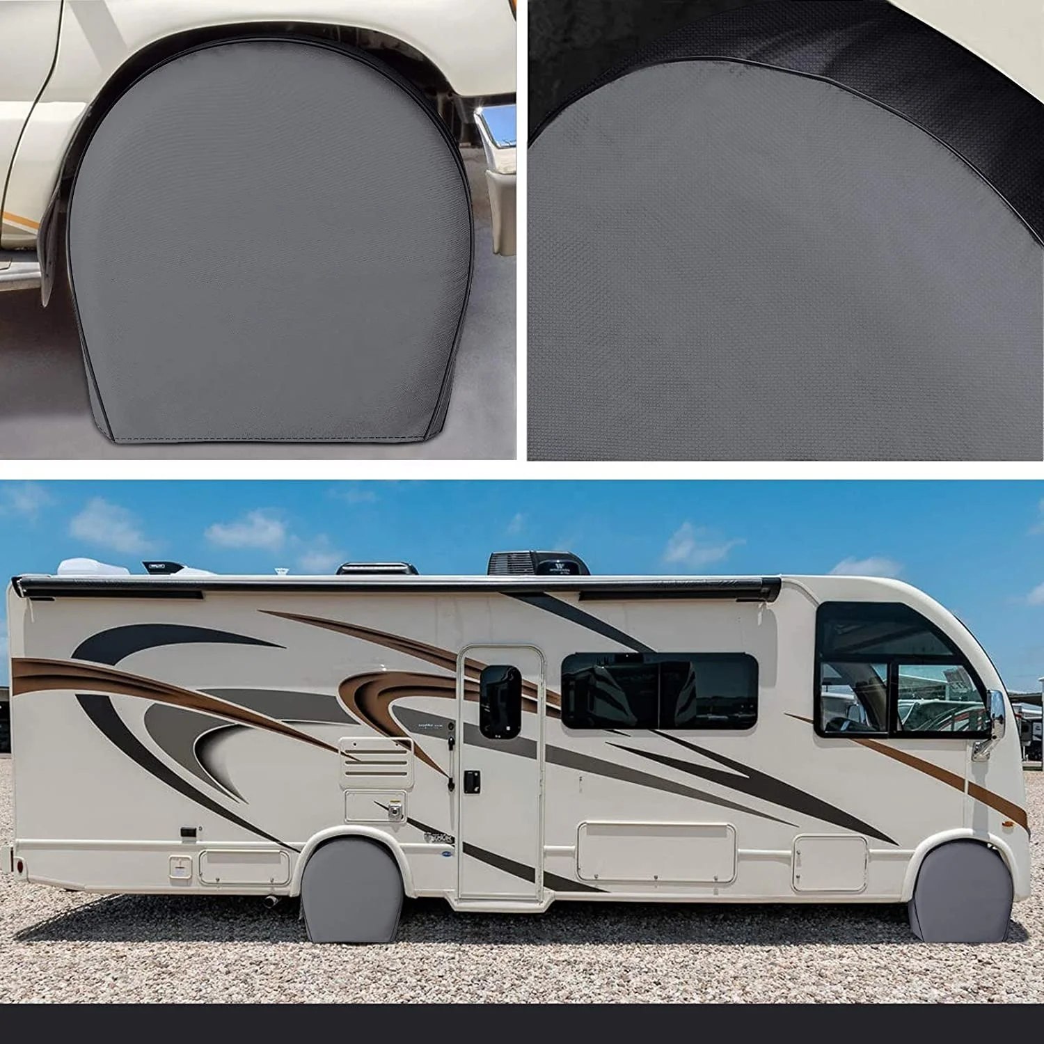 Модернизированные сверхпрочные крышки для шин RV 900D
