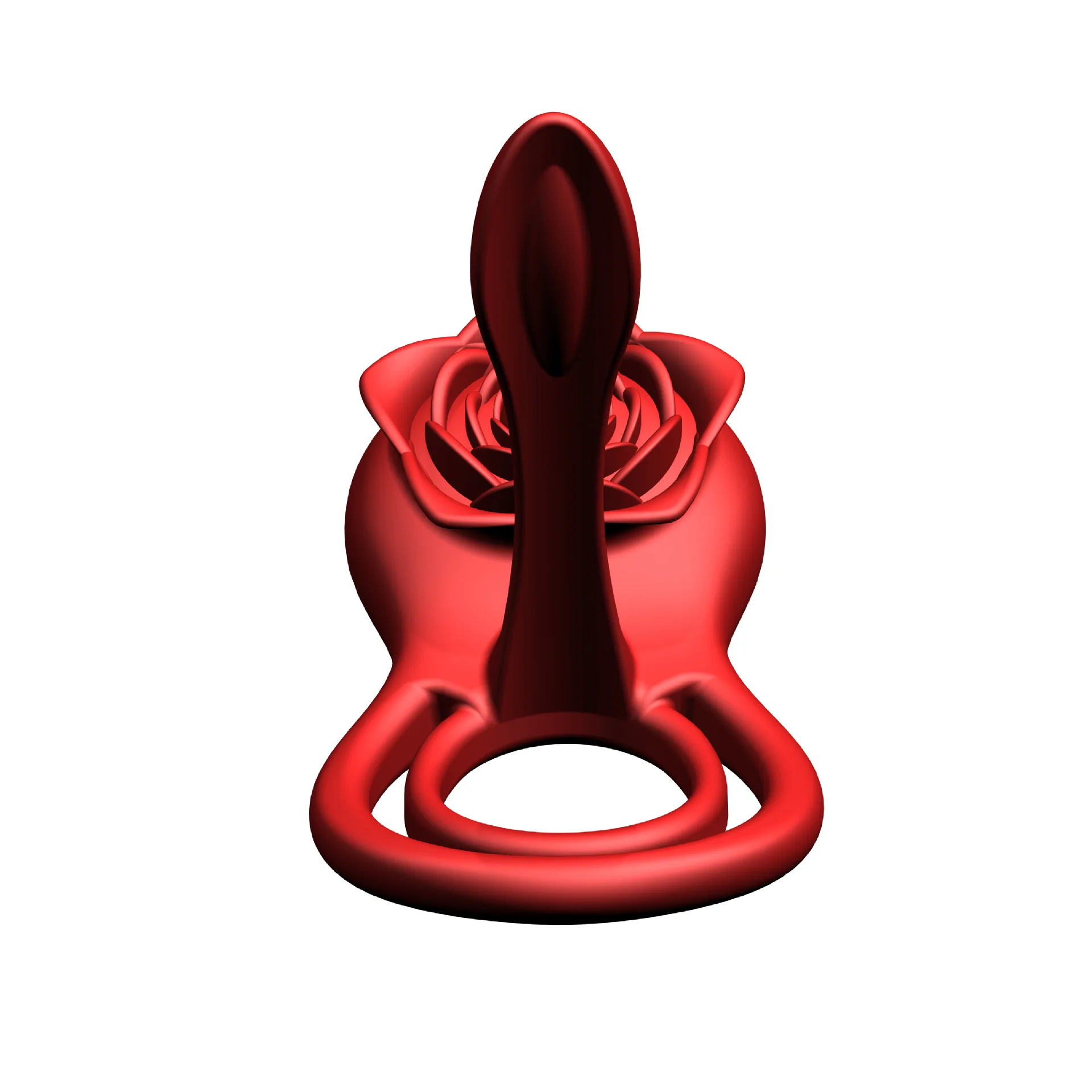 4 in 1 Orgasm Clitoral Stimulation Remote Control Vibrator Silicone Chargeable Cum Locking Masturbation Ring For Couples