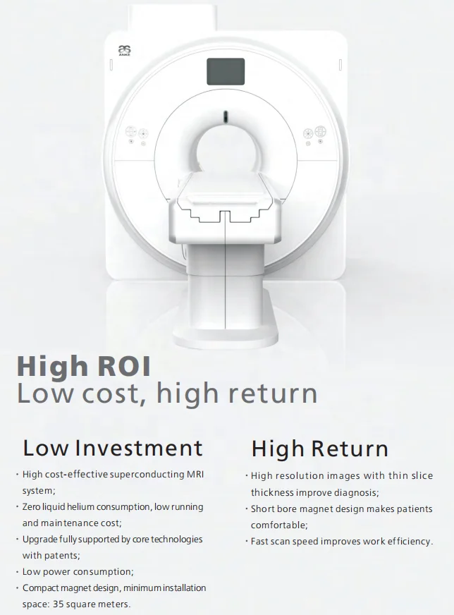 High End Magnetic Resonance Imaging System 1.5 T MRI Scanners Active Shielding Method MRI Machine Medical System Scanner