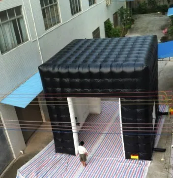 china inflatable supplies  shell structure LED lighting mobile club tent inflatable photo booth