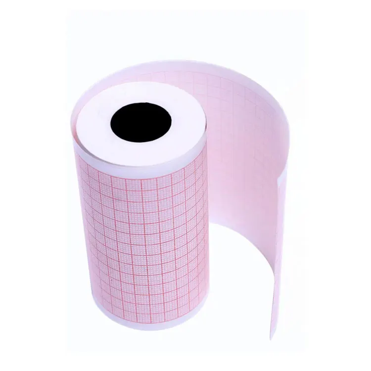 Factory Supply Medical Use ECG Paper Roll 6 Channel 110*20m 112*20m ECG Recording Chart Thermal Paper