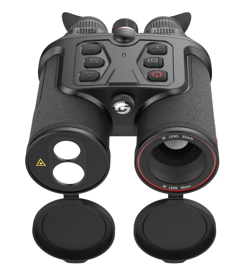 Hunting binocular band rangefinder functional infrared thermal imaging night vision