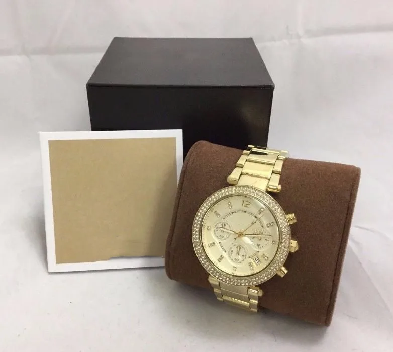 Роскошные женские часы MK3216/MK3217 MK, модные часы, стальной ремешок, оригинальные часы, готовые к отправке