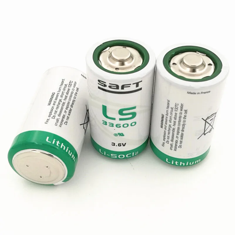  Литиевые аккумуляторы saft ls33600 размера D 3 6 В литиевые lion по самой низкой