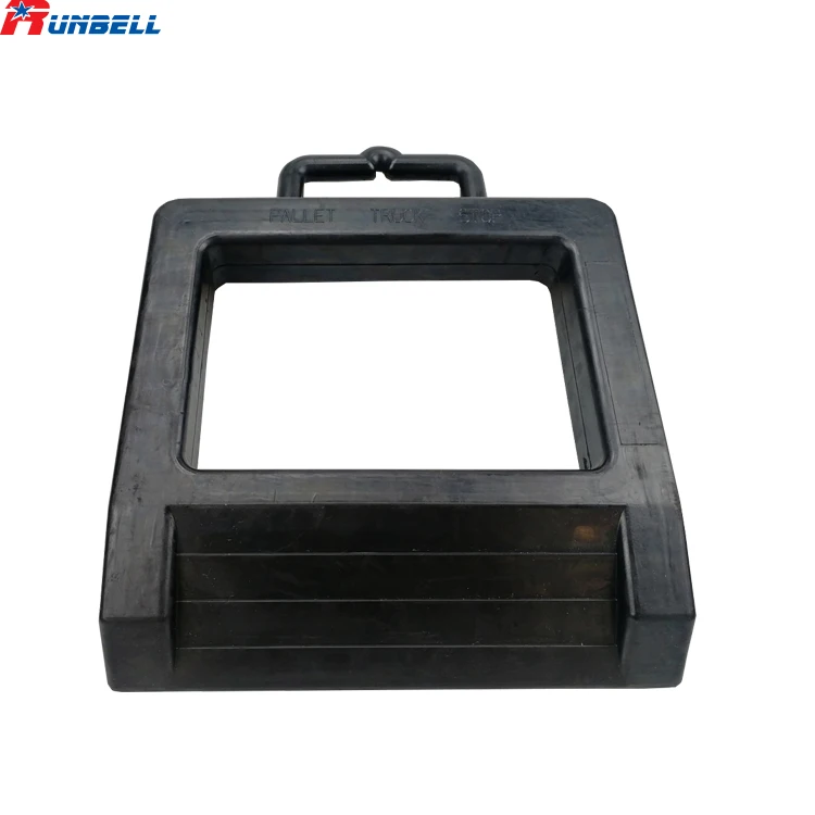 rubber pallet truck wheel chock stopper