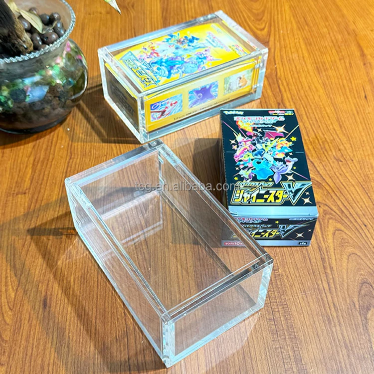 TCG высокое определение японский бустер Покемон коробка акриловая витрина для меча и щита высокого класса блестящая Звезда V