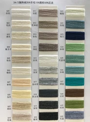 China Manufacturers Dyed Cone Yarn 24NM/2 35% Wool 15% Acrylic 50% Nylon Buy Wool Blended Yarn For Woven Sweaters