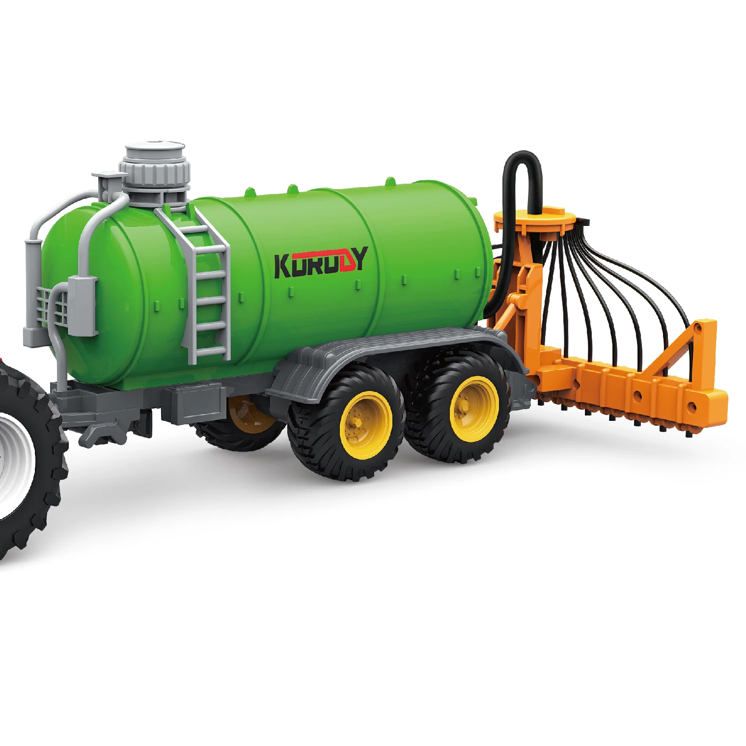 2.4g 6 Channel Rc Farmer Car Radio Control Tractor Truck Toys 1/24 Remote Control Farm Sprinkler Transport Vehicle Toys