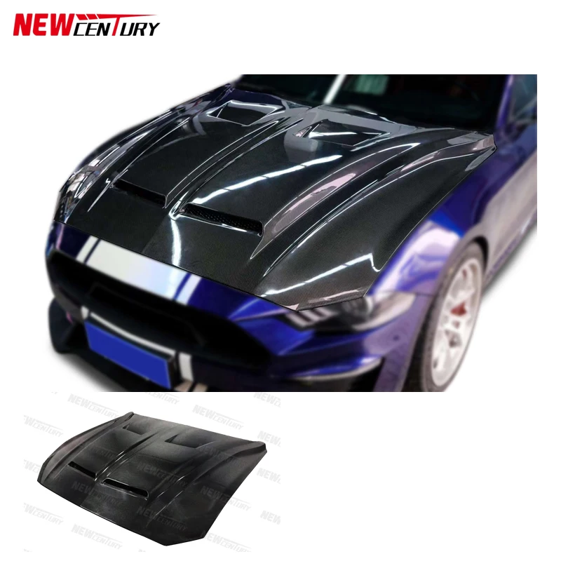 Used for new Ford Mustang engine cover conversion to carbon fiber perforated engine cover