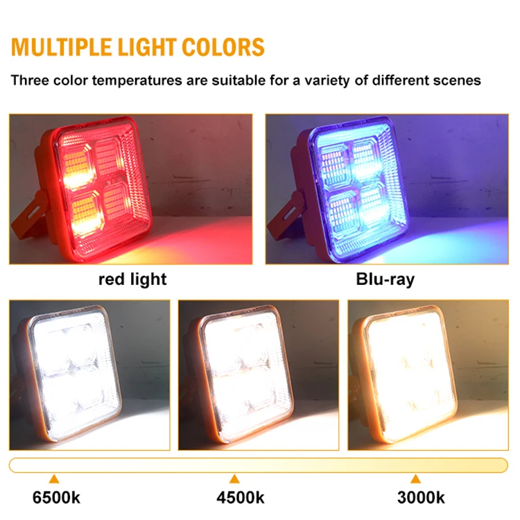 Good Quality Garden Outdoor Rainproof SMD Camping Light IP65 Floodlight 100W LED Integrated All In One Camping Lantern