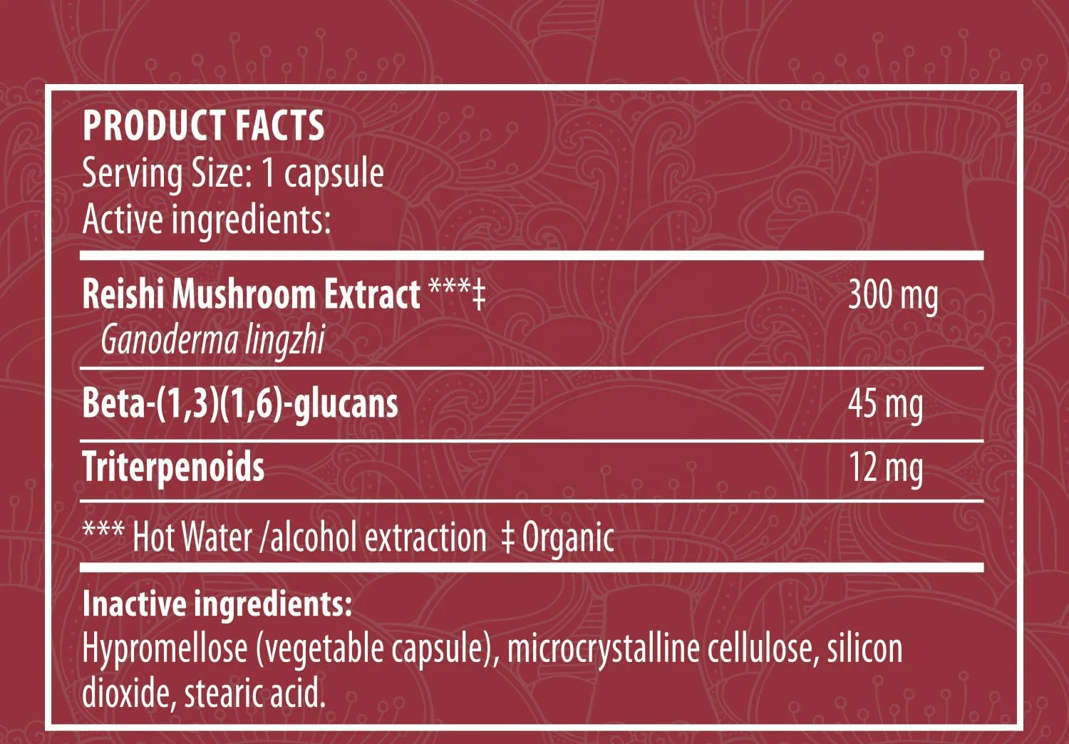 Reishi Mushroom Extract For Dogs And Cats Multivitamins Capsules For Longevity & Relaxation And Supplements
